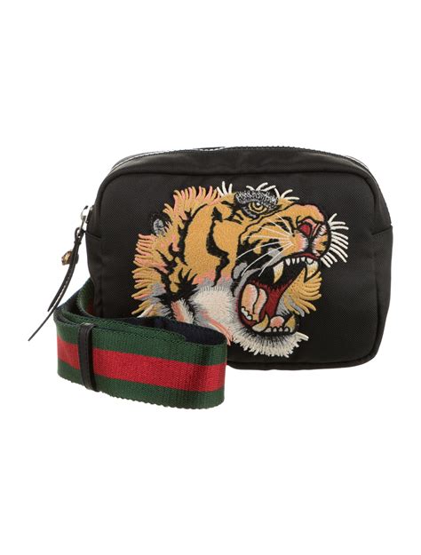 gucci tiger mini bag|Gucci handbag with lion head.